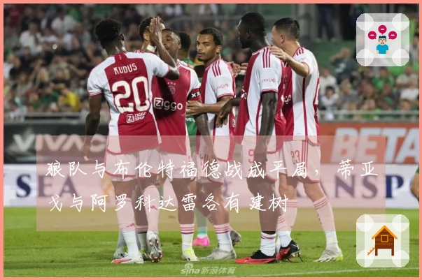 狼队与布伦特福德战成平局，蒂亚戈与阿罗科达雷各有建树