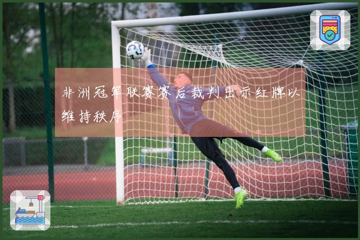 非洲冠军联赛赛后裁判出示红牌以维持秩序